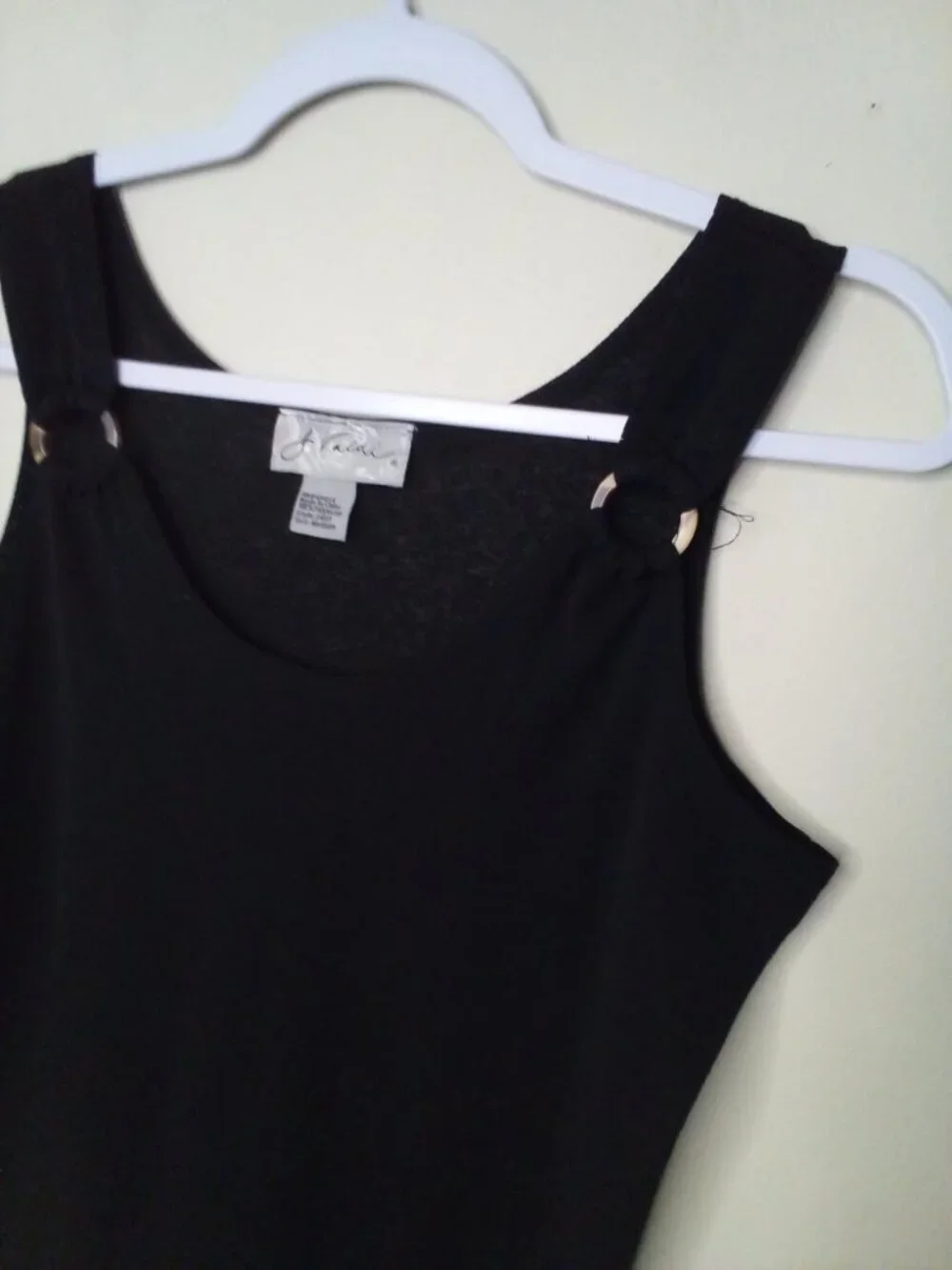 J Valdi Swim Cover Women M Sleeveless Soft Stretch Black - Picture 7 of 14